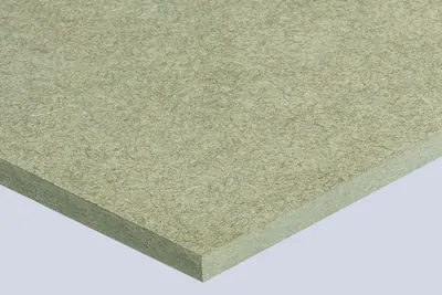 Green-tinted MDF board