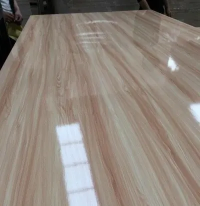 High-gloss woodgrain MDF panel — photo 12 of 15